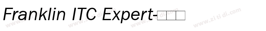 Franklin ITC Expert字体转换 Franklin ITC Expert字体转换